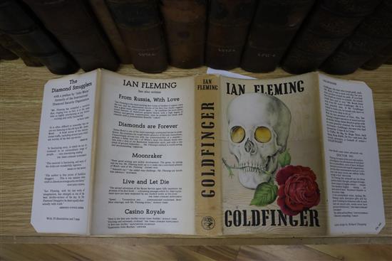 Fleming, Ian - Gold Finger, 1st edition, first impression, with unclipped d.j., (has small tear at spine head),
